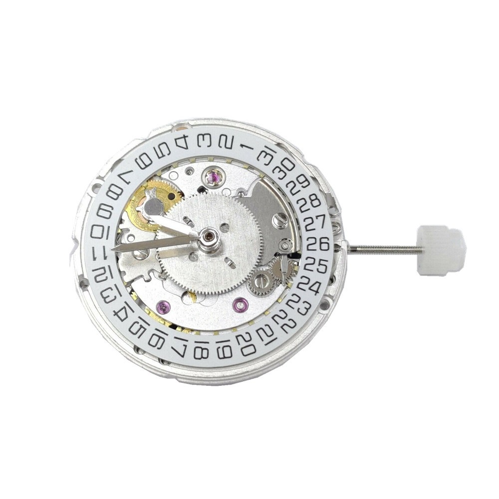 1Pc White 25 Jewels Automatic Mechanical Movement For ETA 2836-2 GMT Watch Parts