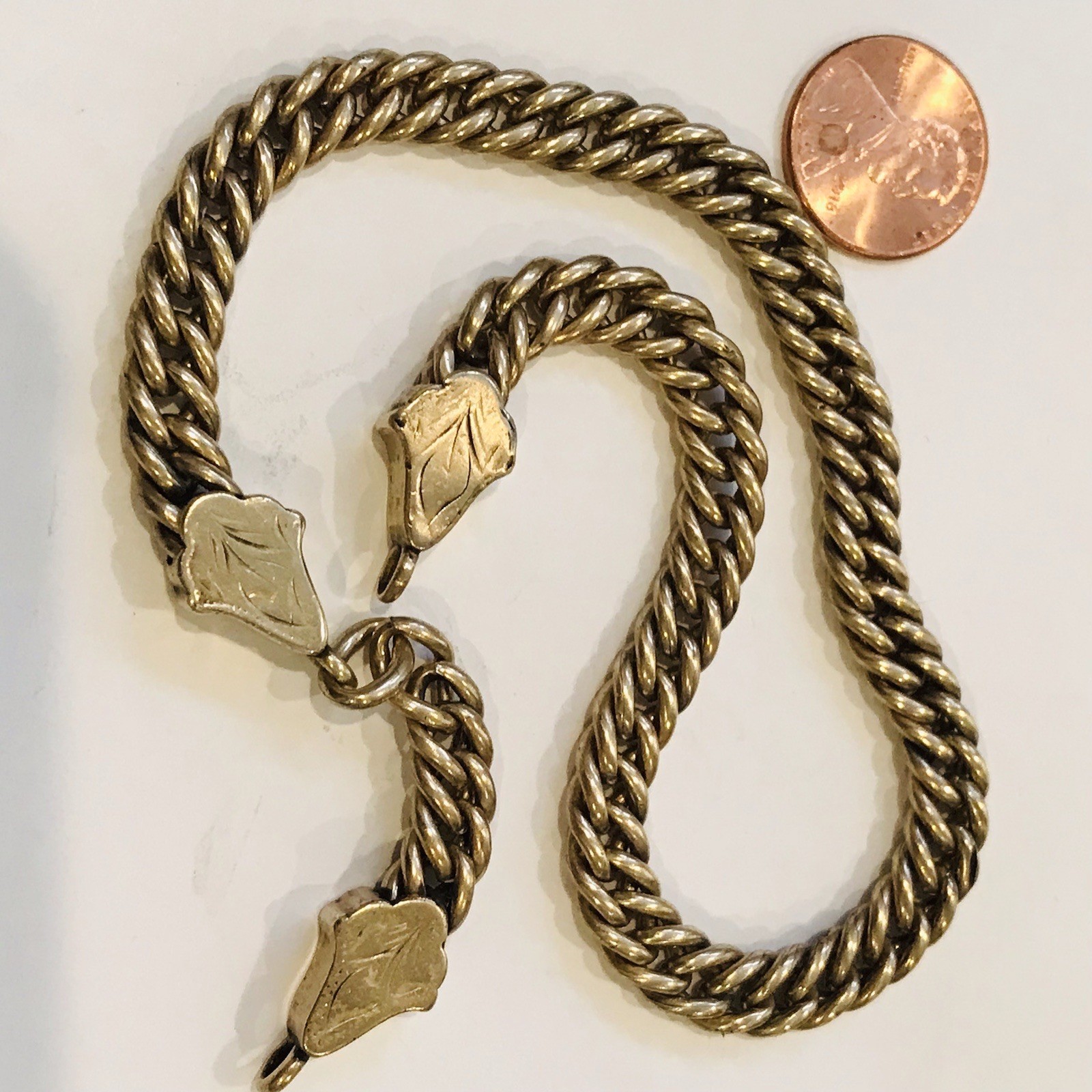 ANTIQUE 13” Victorian Gold Filled 45 Grams Pocket Watch necklace Chain