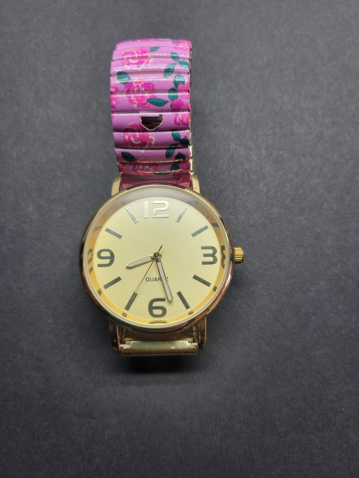Macy’s Womens Quartz Watch Pink Rose & Gold Analog **SEE DETAILS**