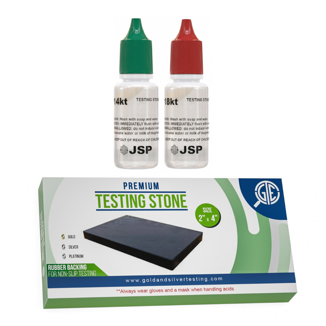 Gold Testing Kit 14k 18k Solution Acid Test Authenticity Jewelry Tester Stone