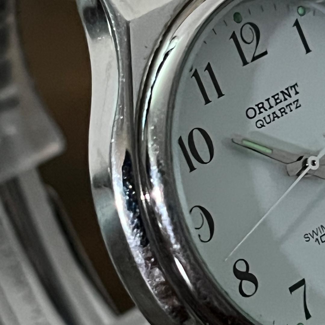Orient RN AK0302B Wristwatch Automatic Black Dial Sun Moon Day Date Classic