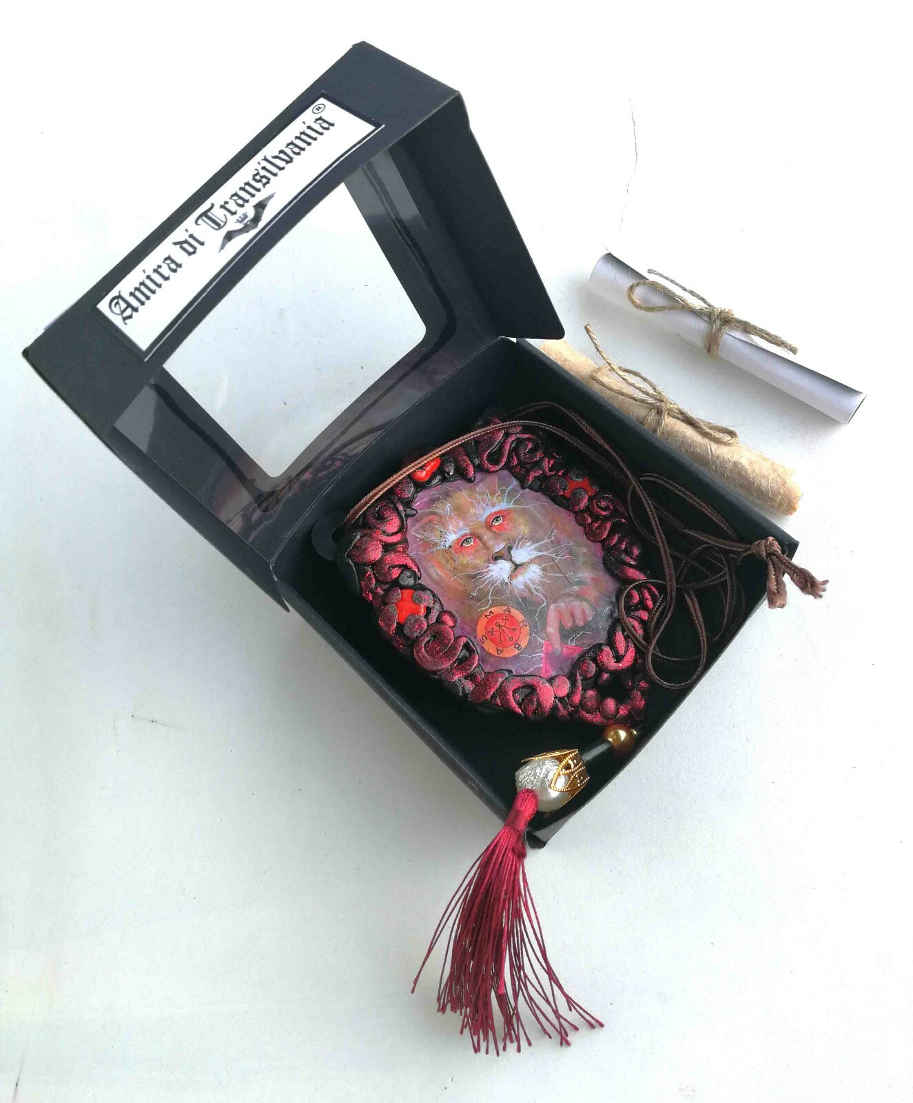 sign of lion talisman charms amulet attraction money prosperity wealth richness