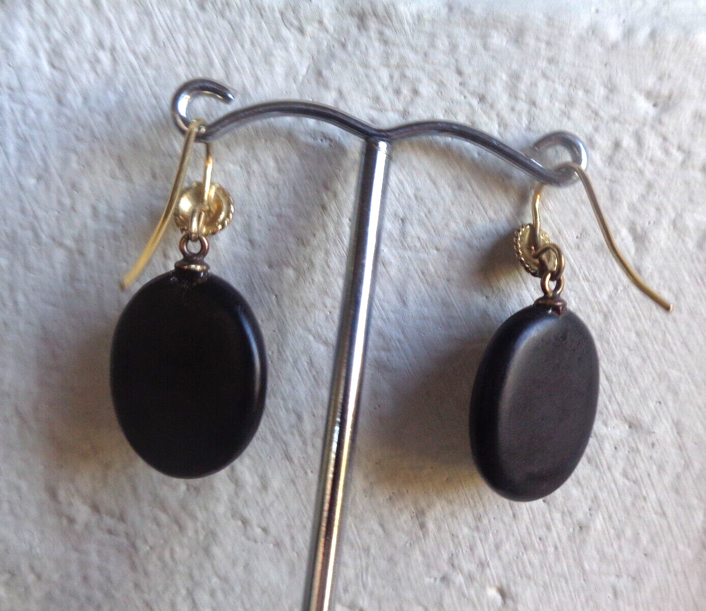 Pietra Dura Mosaic Booch Earrings Set Victorian Antique 15ct Gold Floral c1880s