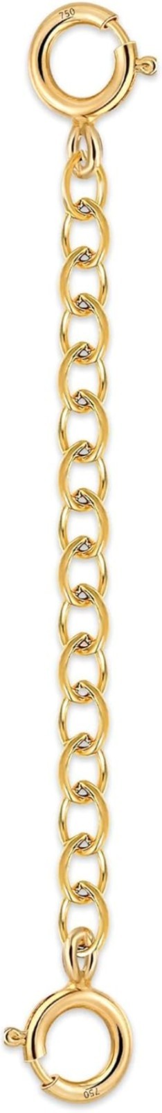 Adjustable Gold Necklace Extender 2 Inches
