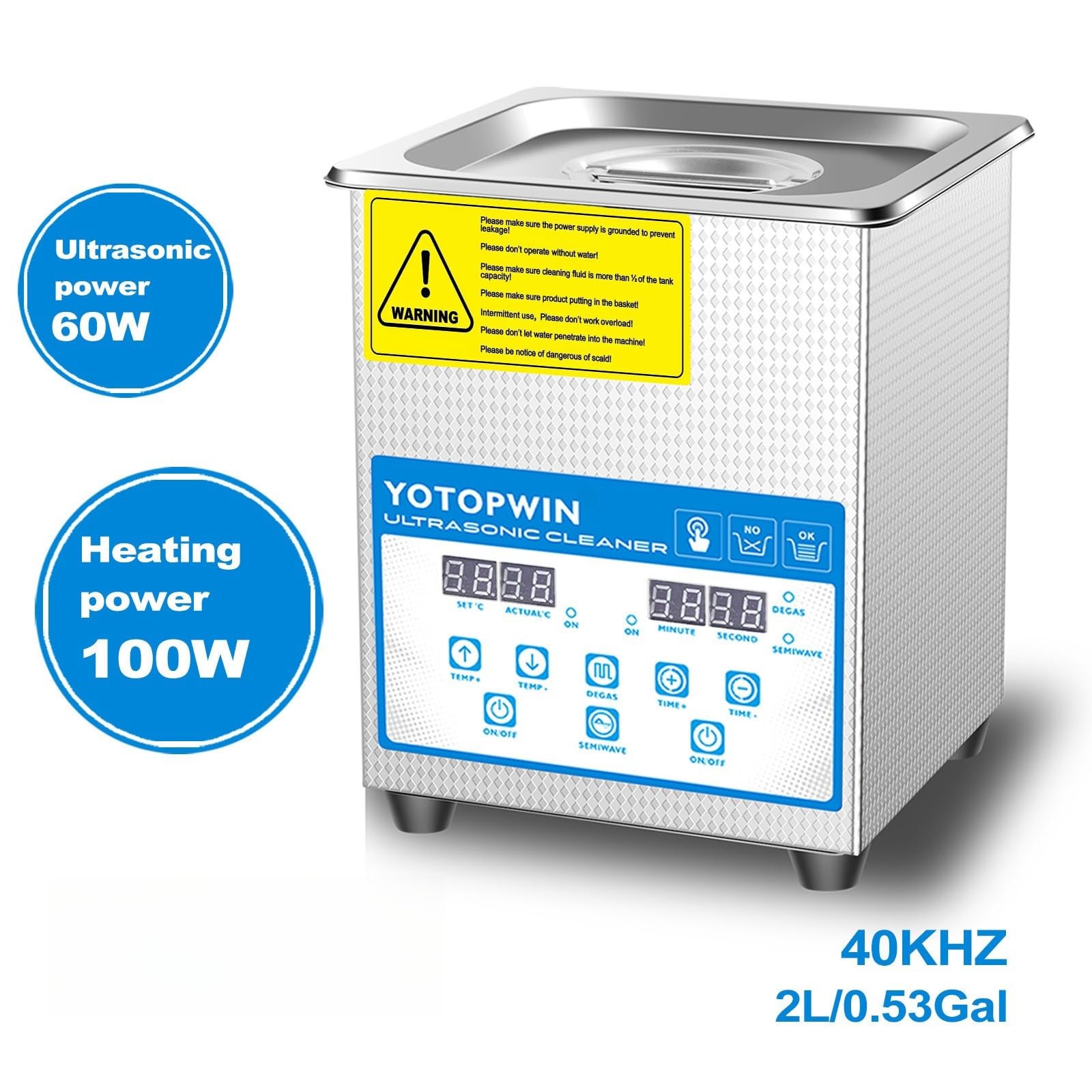 Jewelry Cleaner Ultrasonic Machine Professional Lab Ultrasonic Cleaner With D…