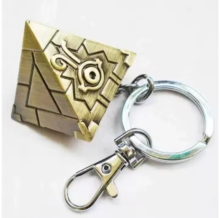 Millennium Puzzle Pyramid Pendant Necklace Anime Metal Chain Cosplay Gift YGO