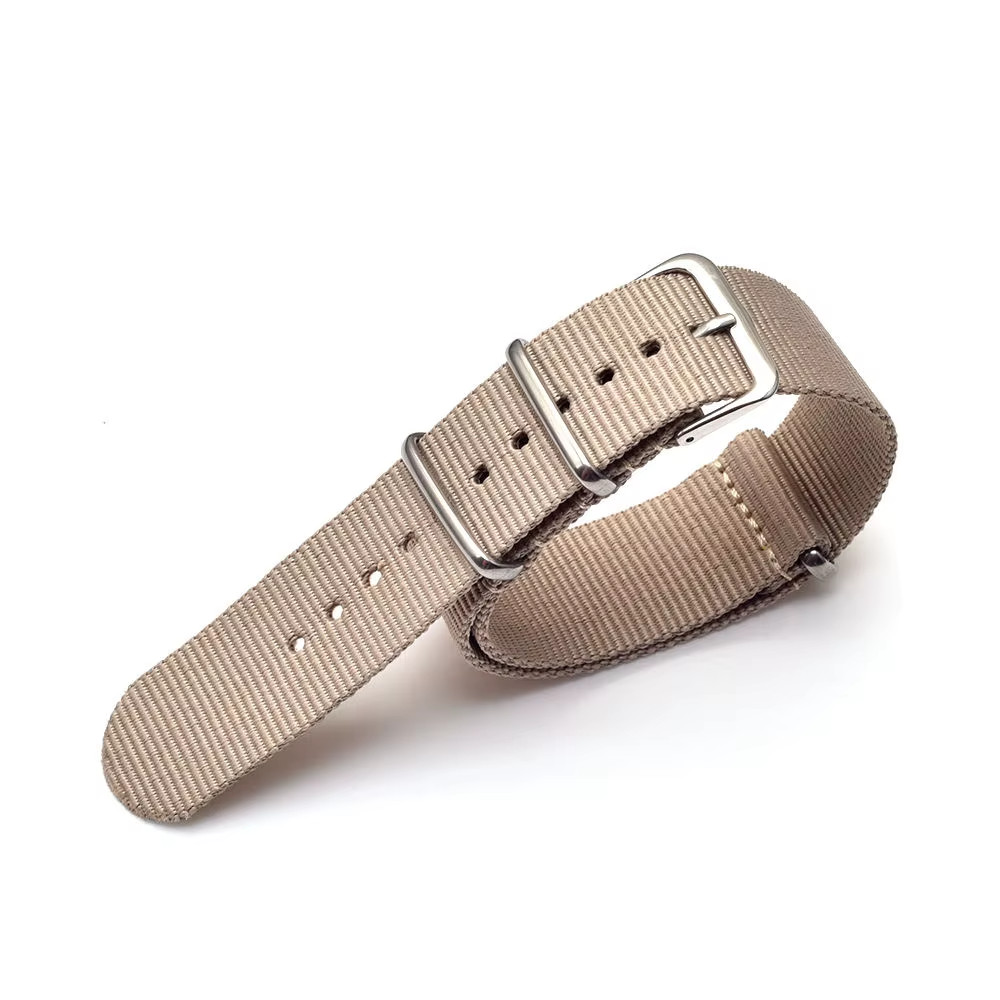 Nylon NATO Watch Band Strap 16mm | 18mm | 20mm Black | Gray | Army Green | Beige