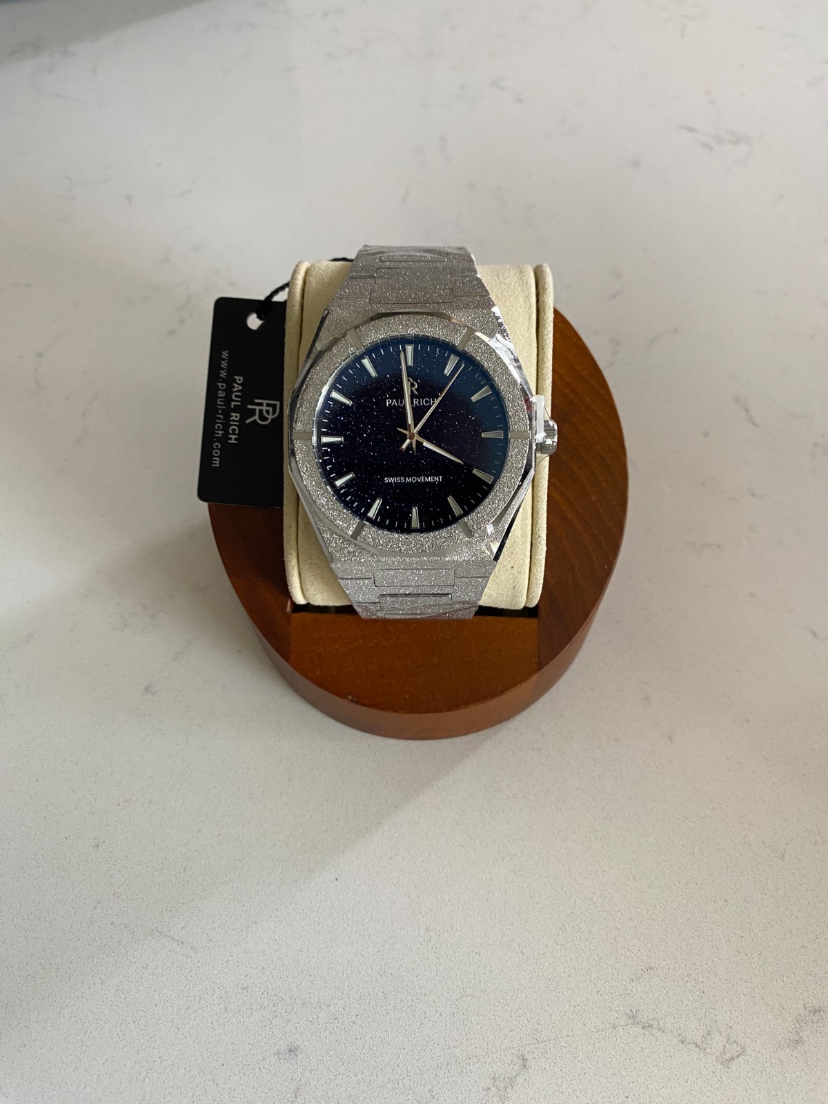 Paul Rich Frosted Star Dust II Silver Blue Face | Brand New 43mm –