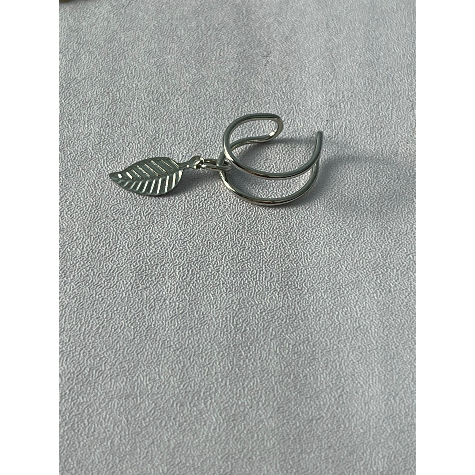 Silver Tone Ear Cuff Climber Earring Lot Moon Star Rhinestone Y2K Festival