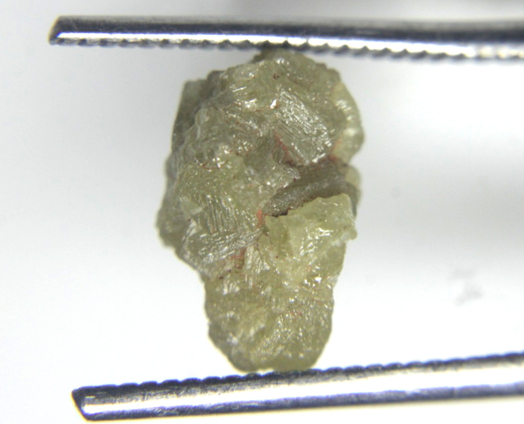 5.08 CTS RAW UNCUT NATURAL GREY COLOR ROUGH DIAMOND PIECE 12.60×7.83×6.99 MM
