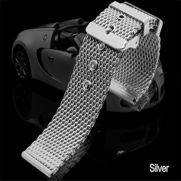 Milanese Stainless Steel Watch Strap Men’s Quality Mesh Metal Band 18 20 22 24mm