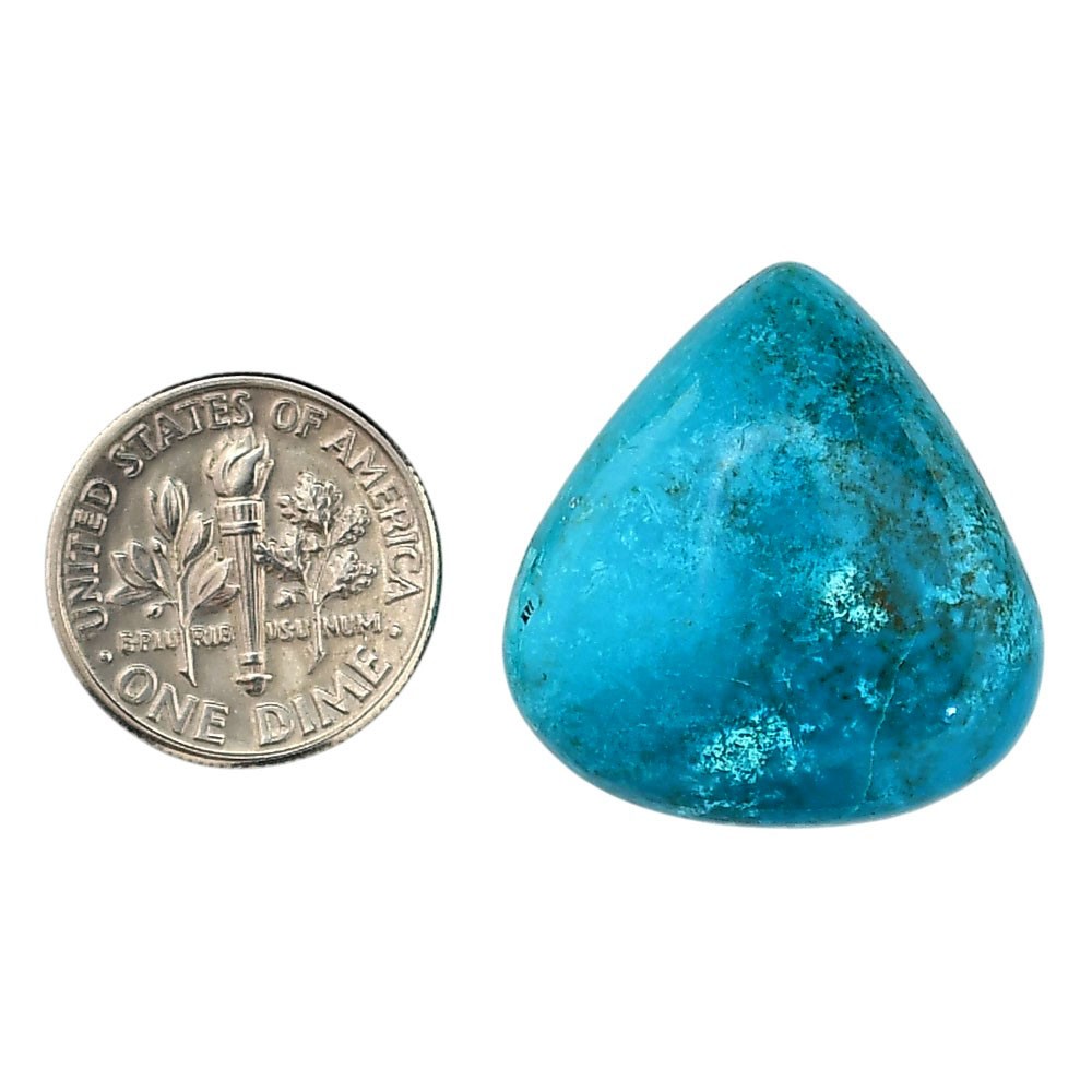 Natural Shattuckite 24.3×25.5×6.7 mm Heart Shape Polished Gemstone LS39-06141