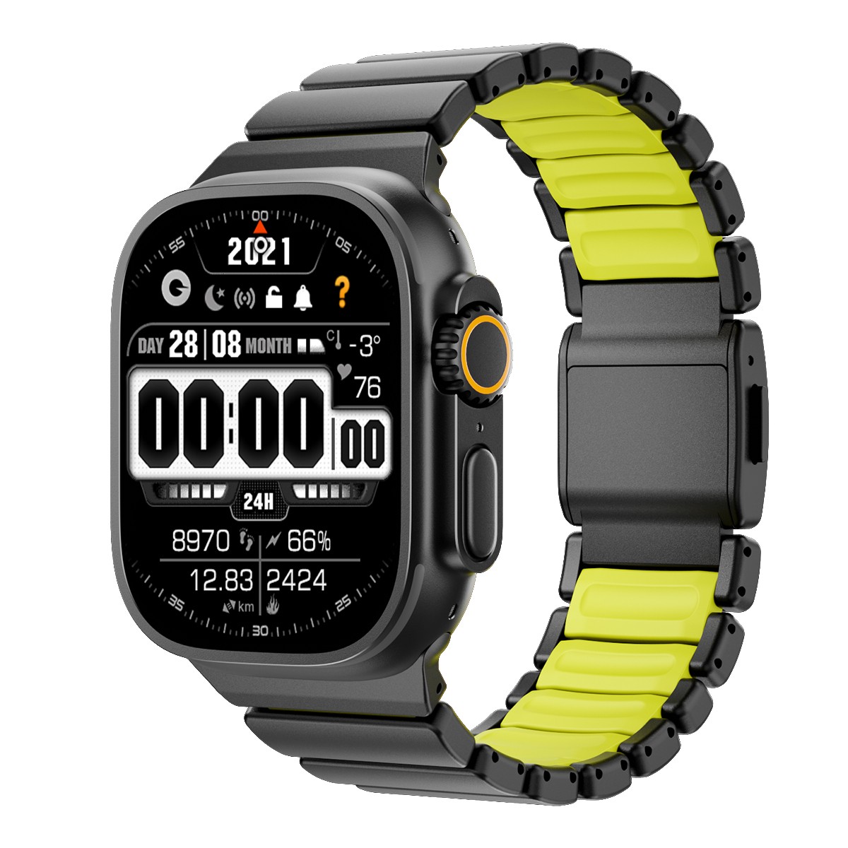 Titanium Strap Metal+Silicone Band For Apple Watch Series 11-1 SE Ultra 3 2 49mm