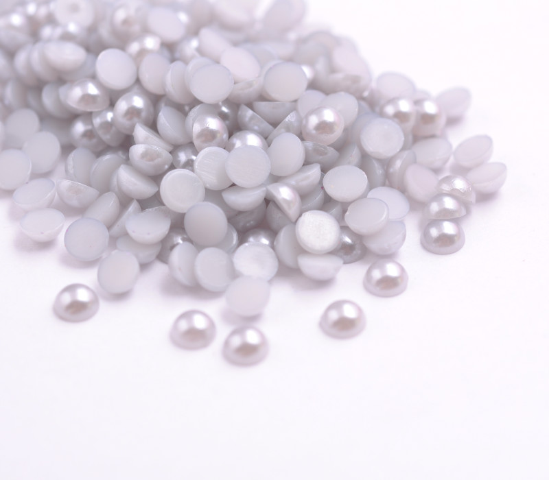Half Pearl Round Bead Flat Back Scrapbook suitable for craft Flat Back 2-8mm DIY