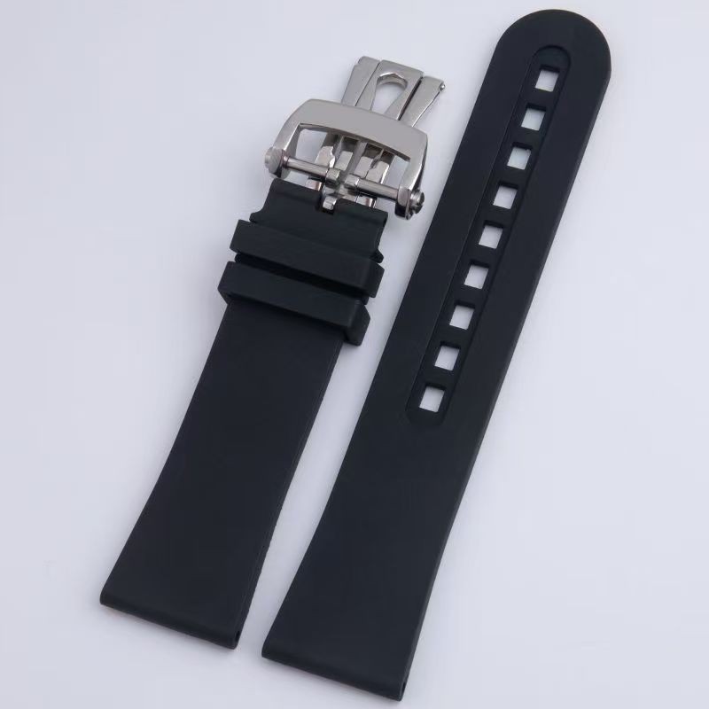 23mm Premium FKM Watch Band Rubber Strap Fits Blancpain Fifty Fathoms 5015 5200