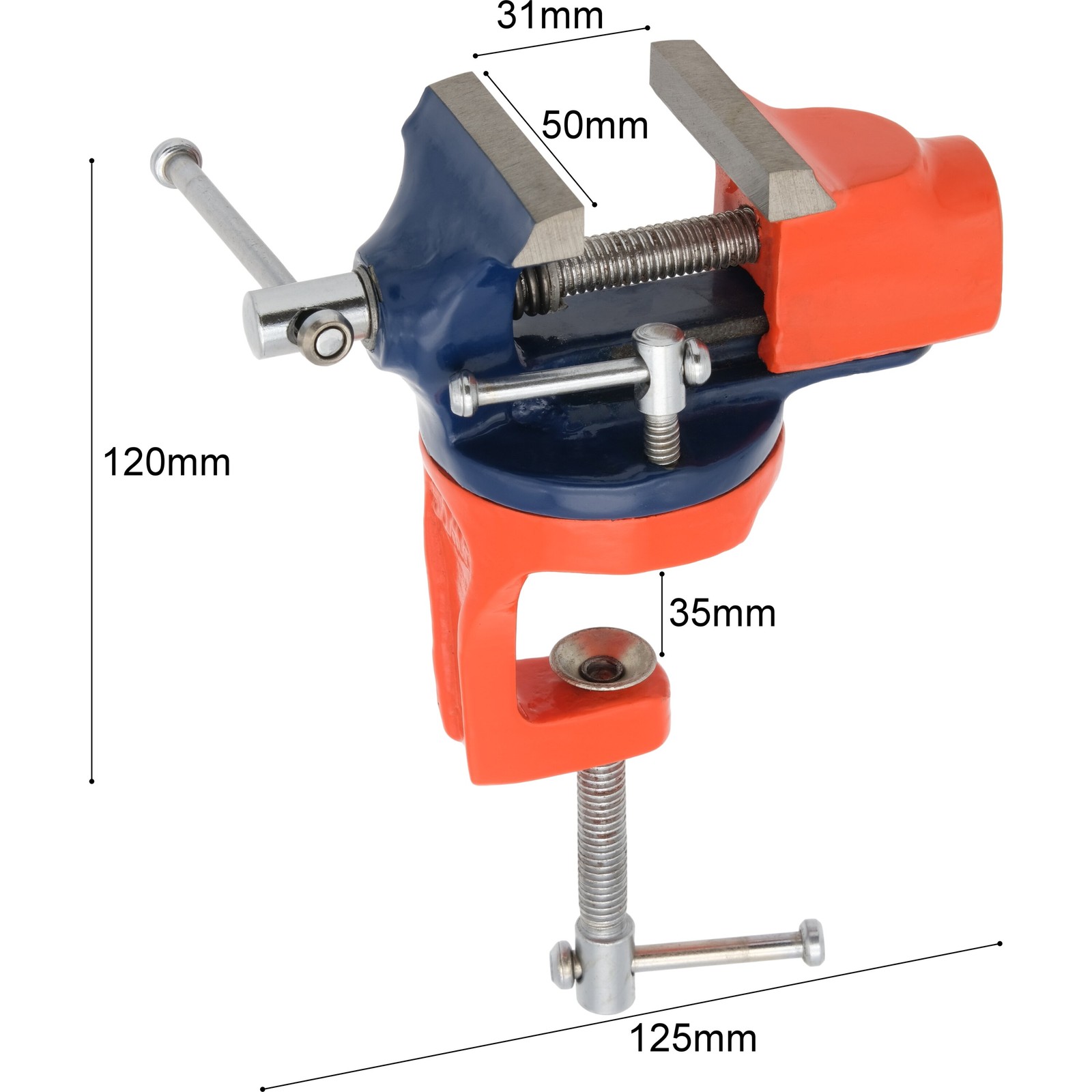 Table Top Vise Metal Working Jewelers Tool & T Shaped Anvil