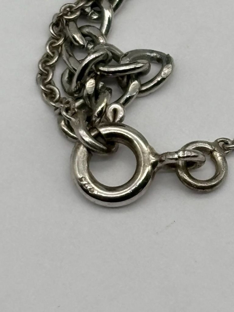 Artisan-Made Sterling Silver Owl Pendant Necklace Delicate Fine Chain Not Signed