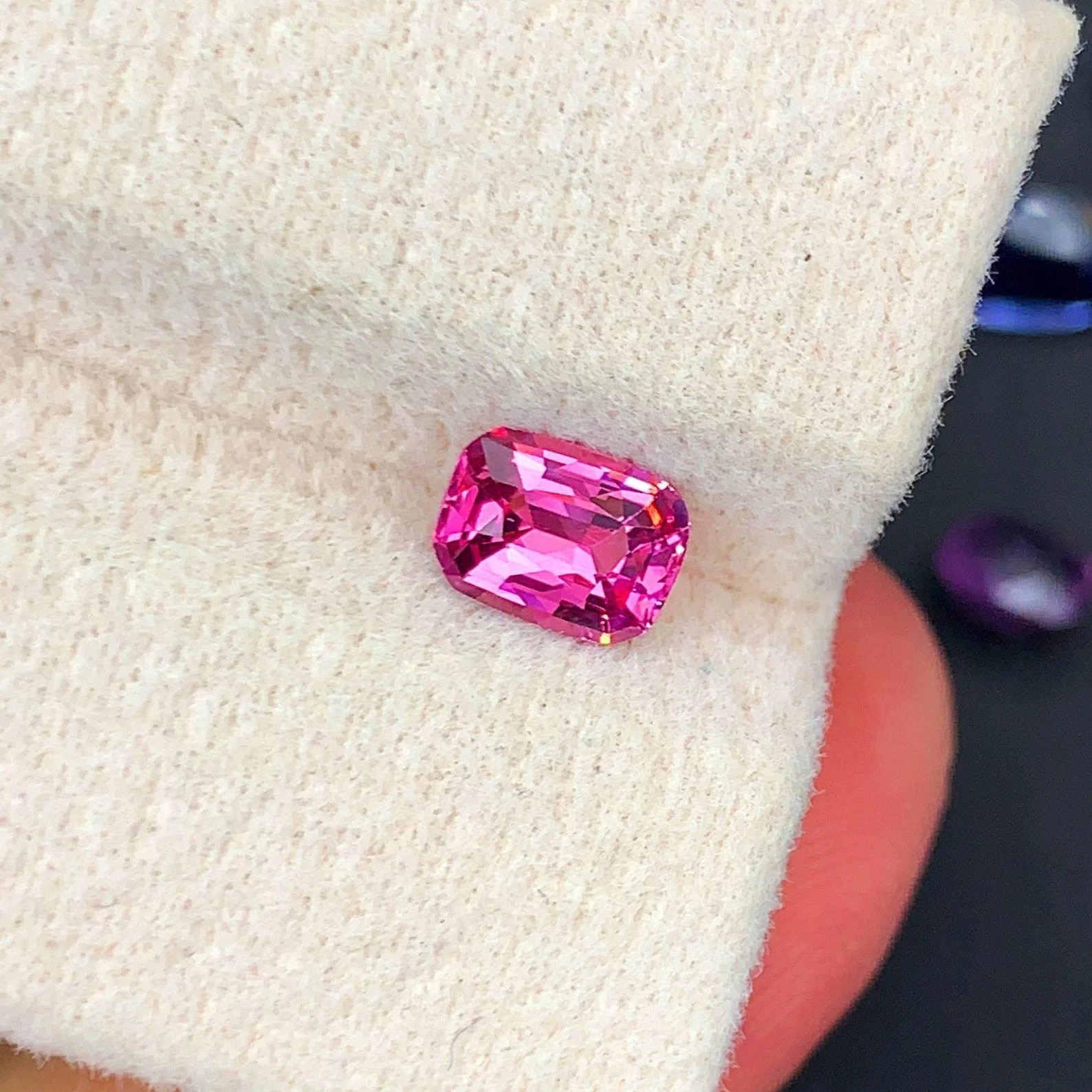 9.55 CT Natural Ceylon Pink Sapphire Cushion Cut Loose Certified Gemstone AG