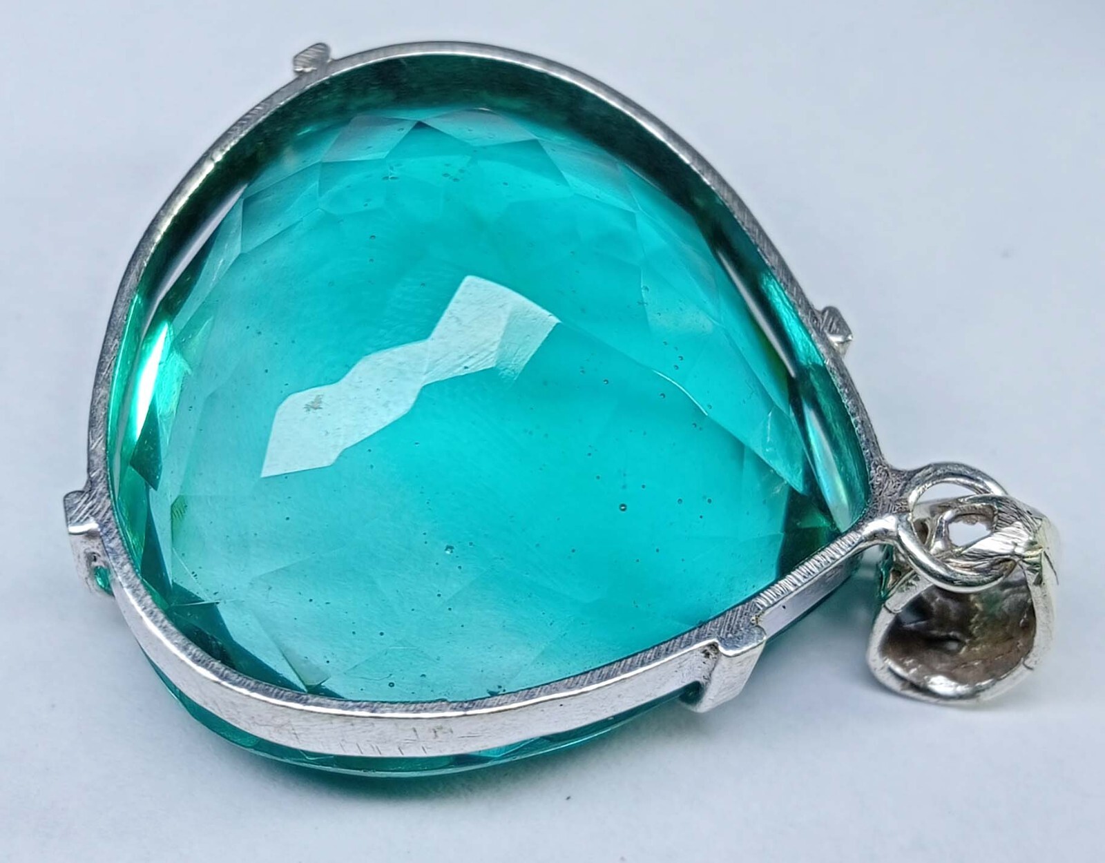 Pear Cut 134.05 Ct Green Topaz Pendant Natural Gemstone EGL Certified PD022