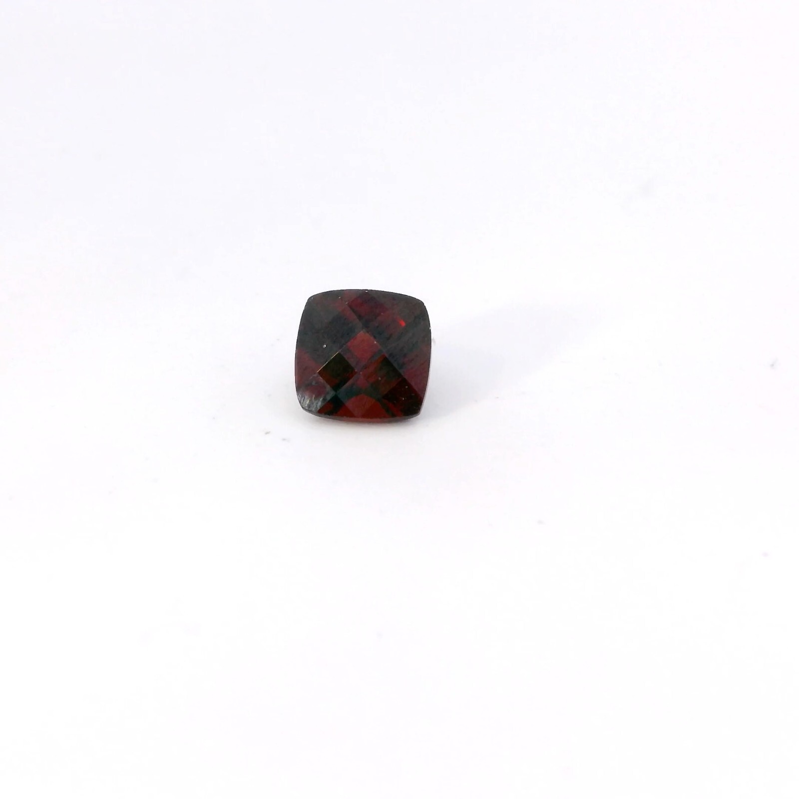 1.83ct Loose Faceted Cushion Cut Lab Created Garnet Gemstone 7 x 7mm