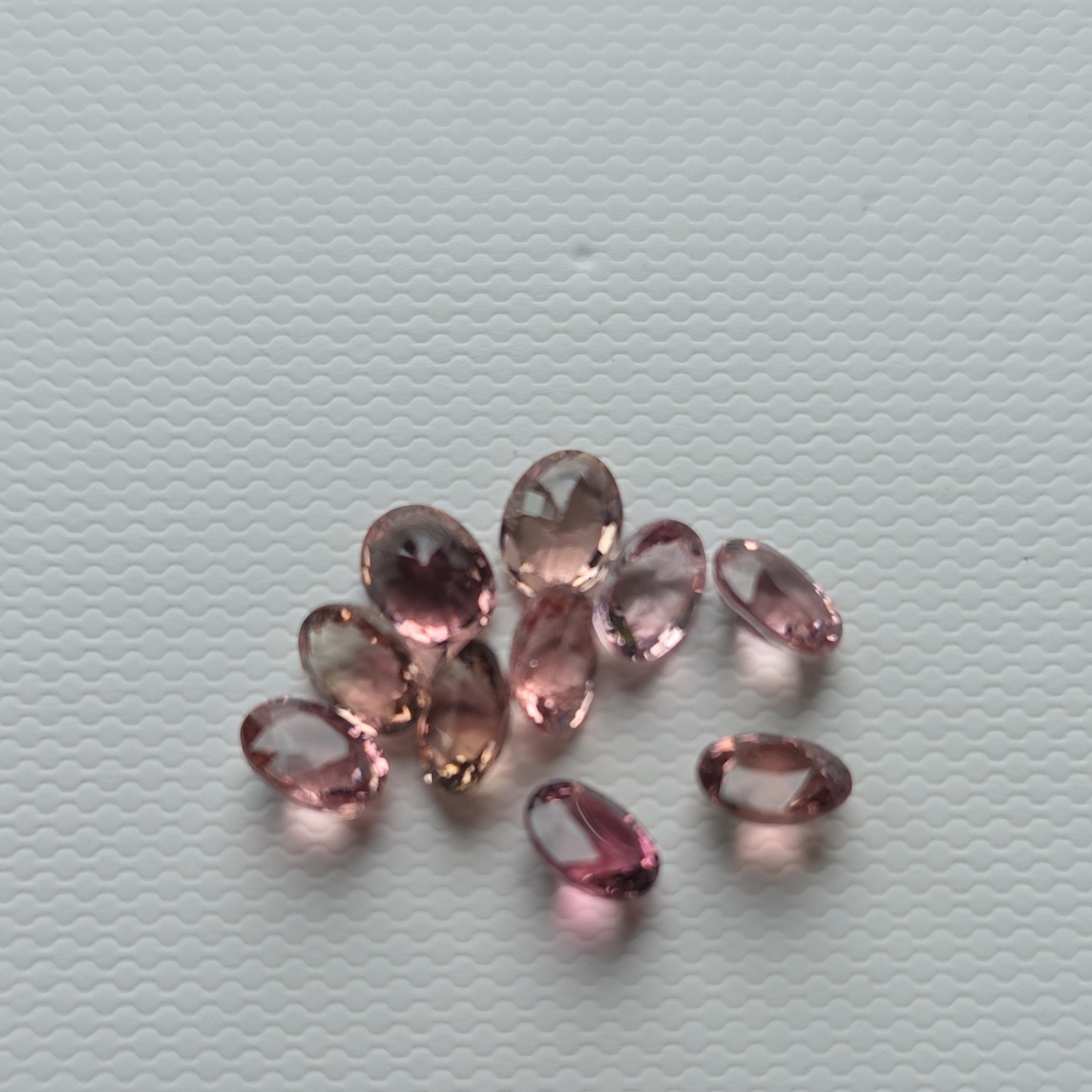 Pink Tourmaline 10pcs VVS-VS Clarity Very Good Cut Oval 5.84×4.69×3.31mm