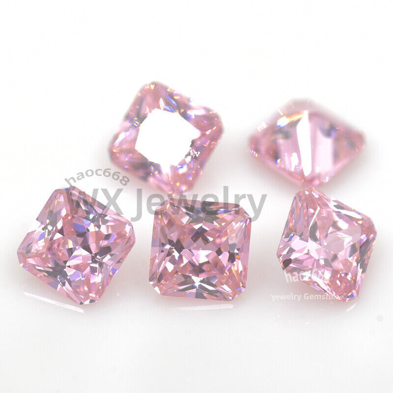 3x3mm-12x12mm Synthetic Square Octangle Loose Cubic Zirconia for making jewelry
