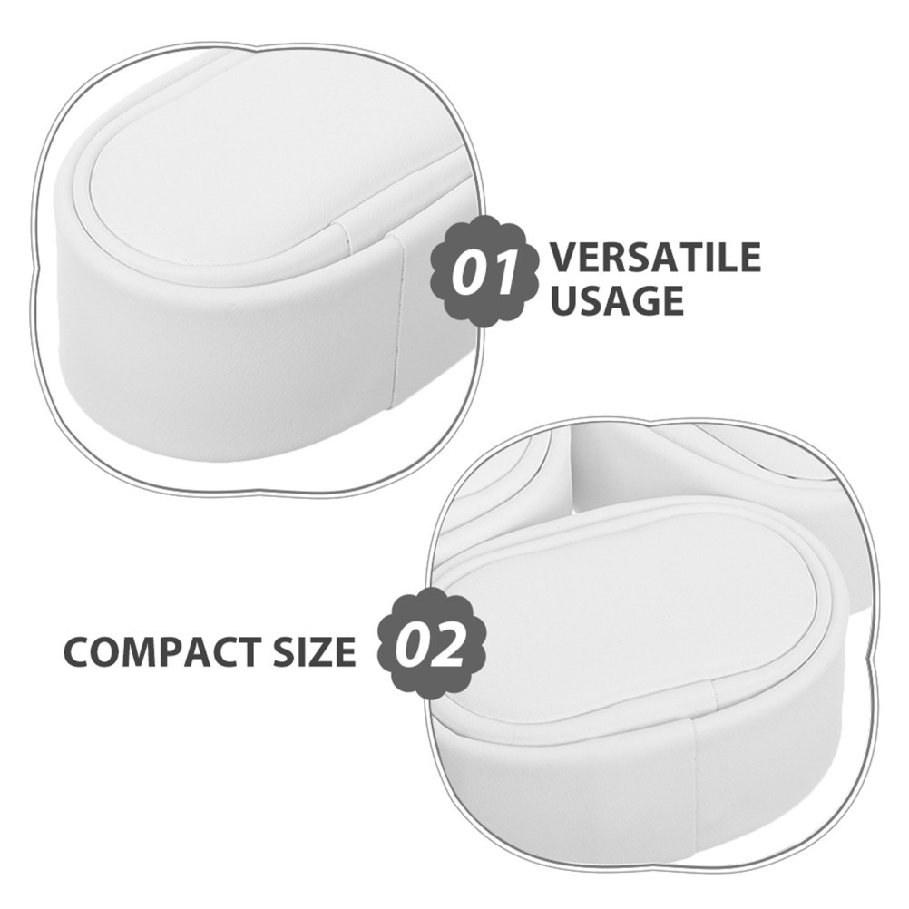 6Pcs Reusable Watch Winder Cushion Soft PU White Pillows for Watch Cases
