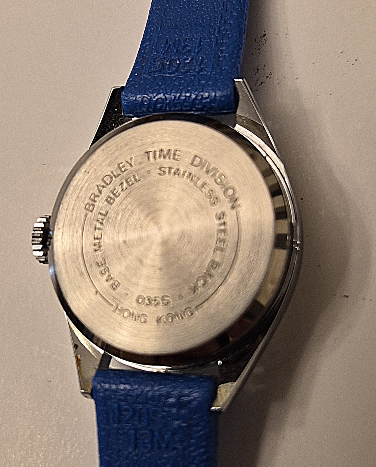 Vintage 1980’s Bradley Seico “Smurf Time” Watch, Needs Battery But Works Great!