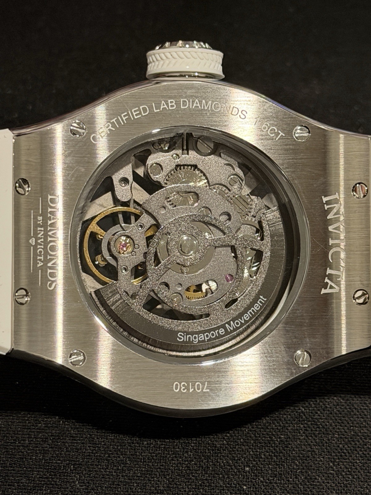 Invicta 70130 Objet D Art Diamond Bezel Automatic 45mm w/ Diamond Edition Box