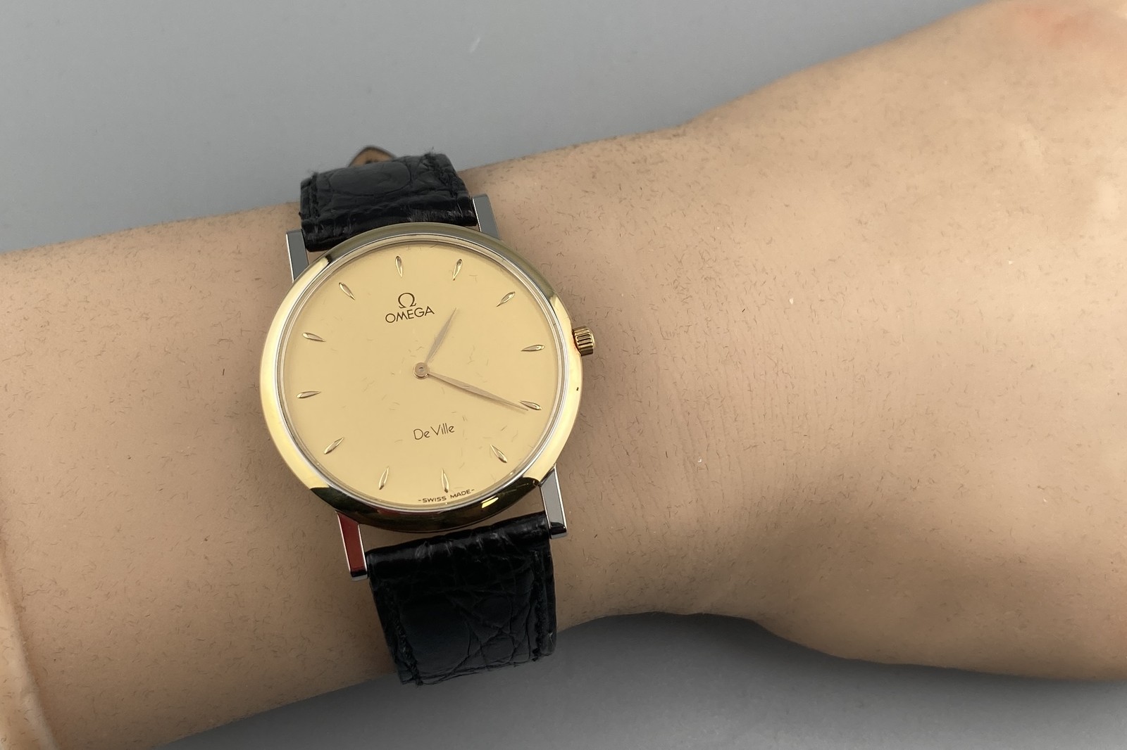 [Near MINT] OMEGA De ville Cal.1478 Ref.195.2378 Quartz Mens Vintage Watch JAPAN