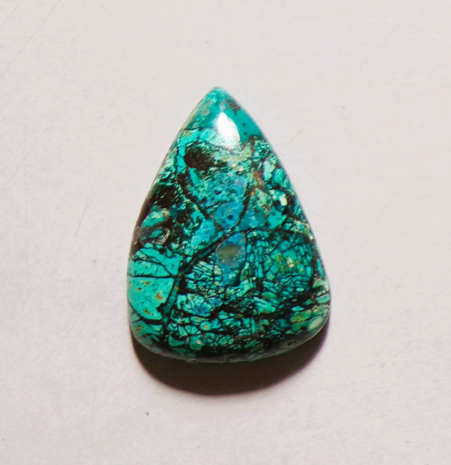 25.95 Cts Natural Shattuckite Cabochon Loose Gemstone 28X20X6.6MM 55