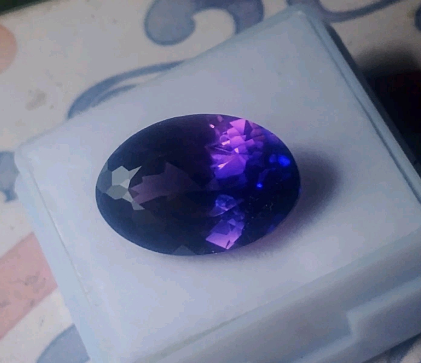 11.15CT Flawless Natural Purple Pink Sapphire Excellent Oval Cut 15.1×10.1×7.1mm