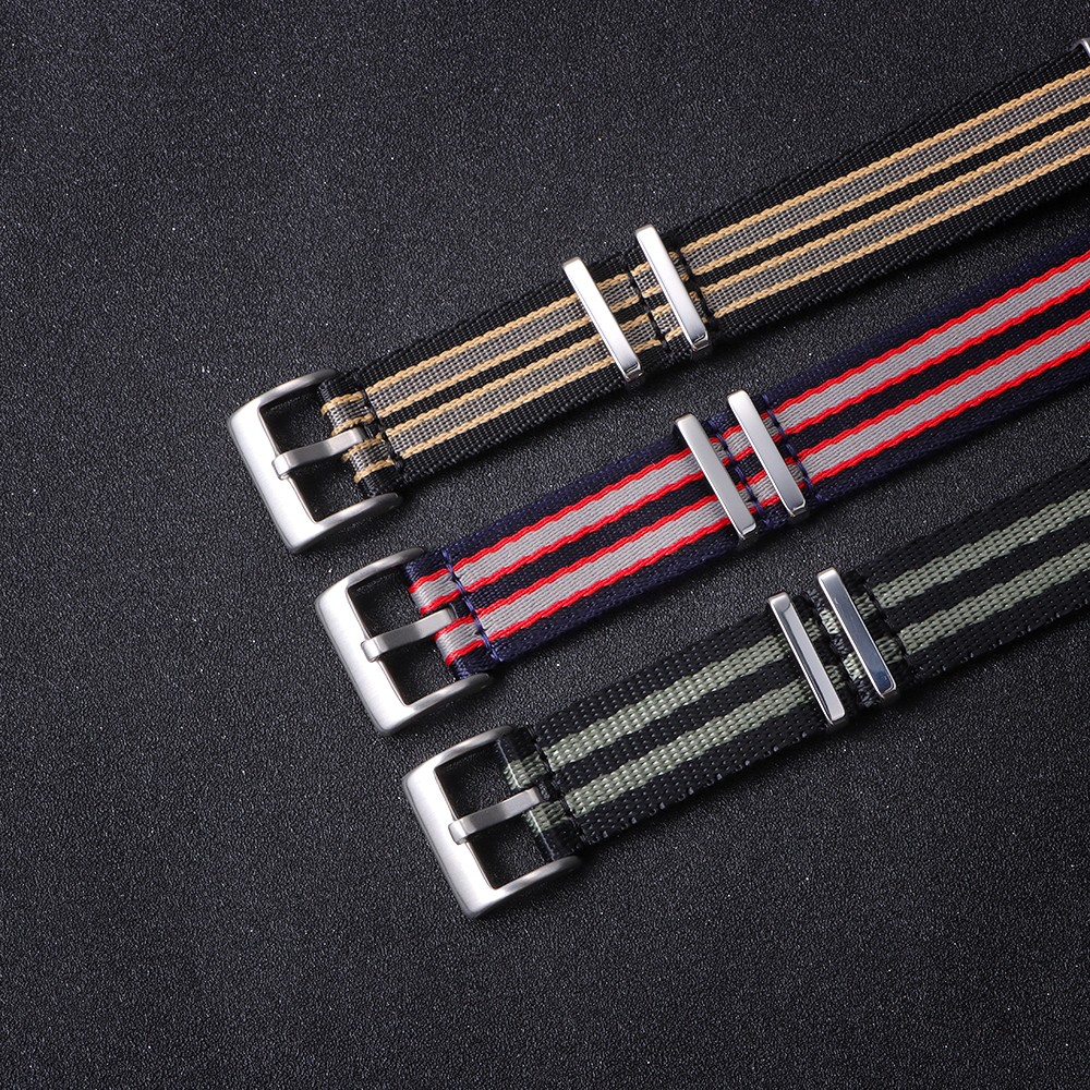 20mm Nylon Watch Band for Omega 007 for Seamaster 300 Replacement Wrist Strap