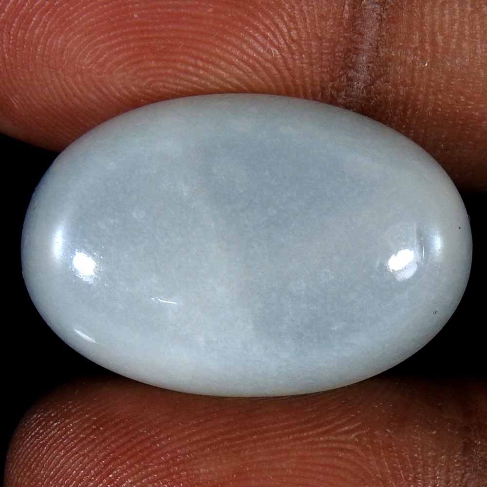 27.05 Ct Natural Silky Moonstone Oval Cabochon 25x17x7 Loose Gemstone