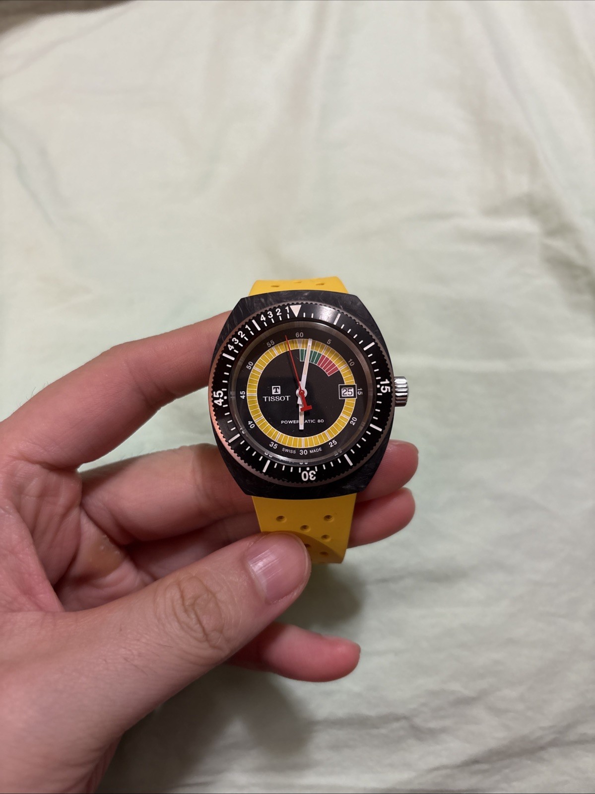 Tissot Sideral Men’s Black Yellow Watch – T145.407.97.057.00