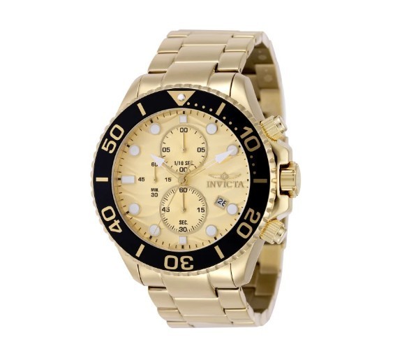 Invicta Pro Diver Men’s Watch – 53mm. Gold (50225) NIBWT