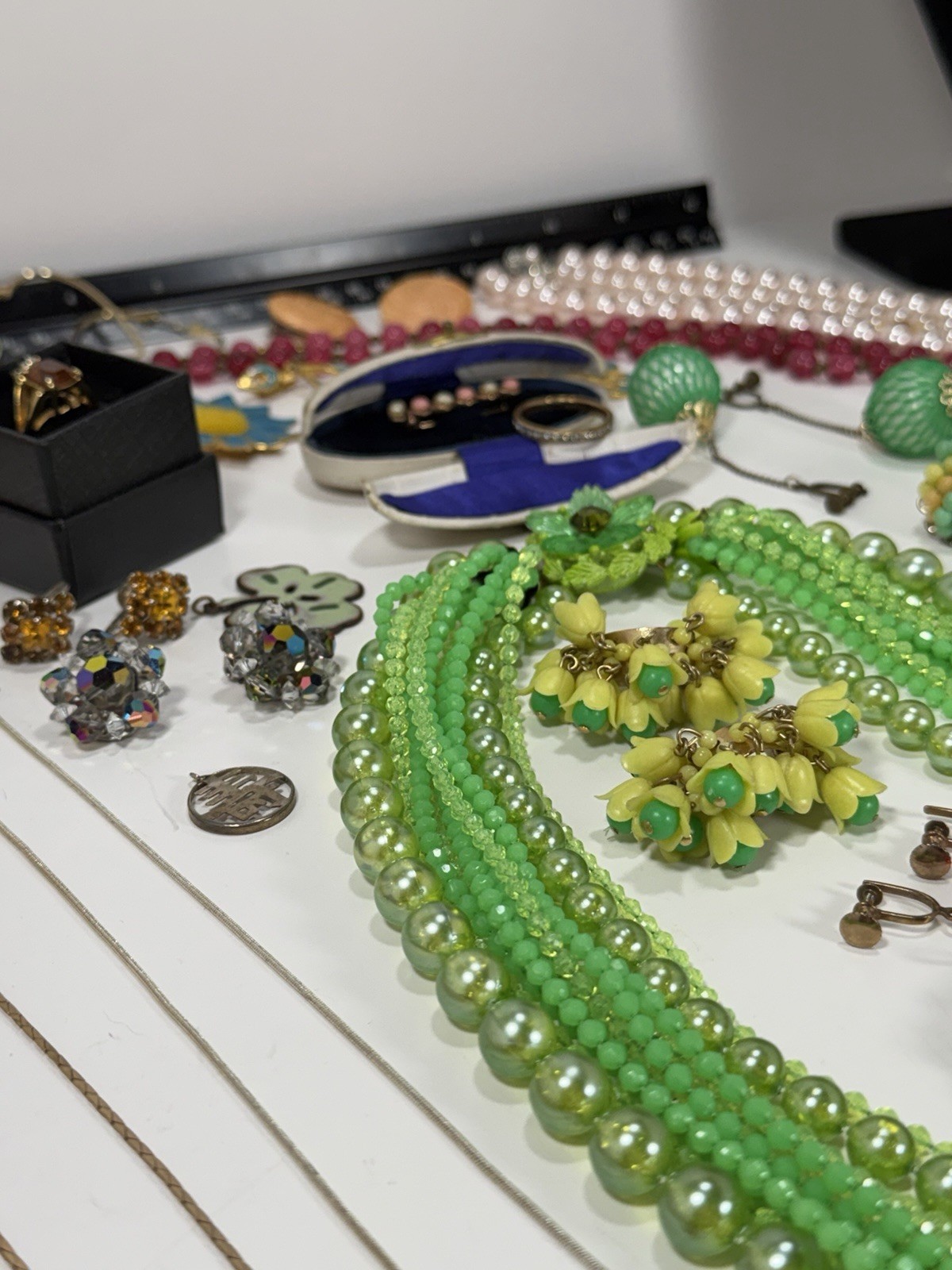 High End Vintage Jewelry Lot 18k HGE Sarah Cov Midas Turkey 925 Germany Lisner