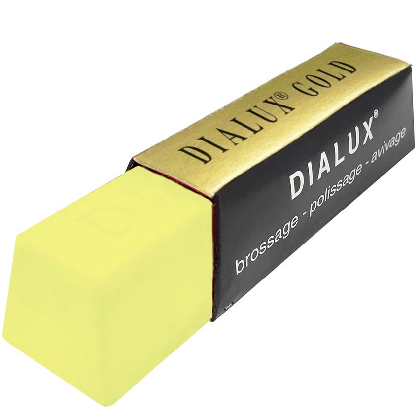 Dialux GOLD Polishing Compound Jewelers Rouge Super-Finish Highest Gloss 1 Bar