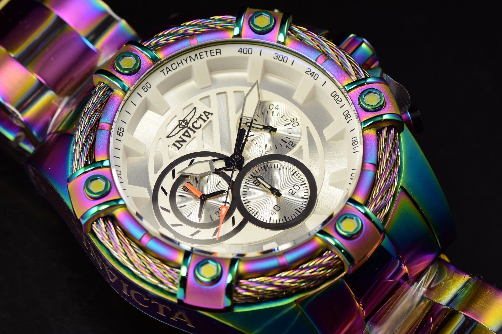 Invicta Pro Diver Men’s Champagne Dial Automatic Stainless Steel Gold Watch