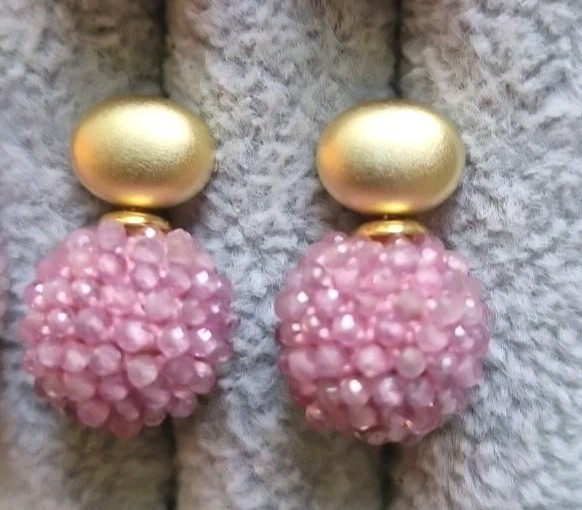 PINK SAPPHIRE CHANGE EARRINGS