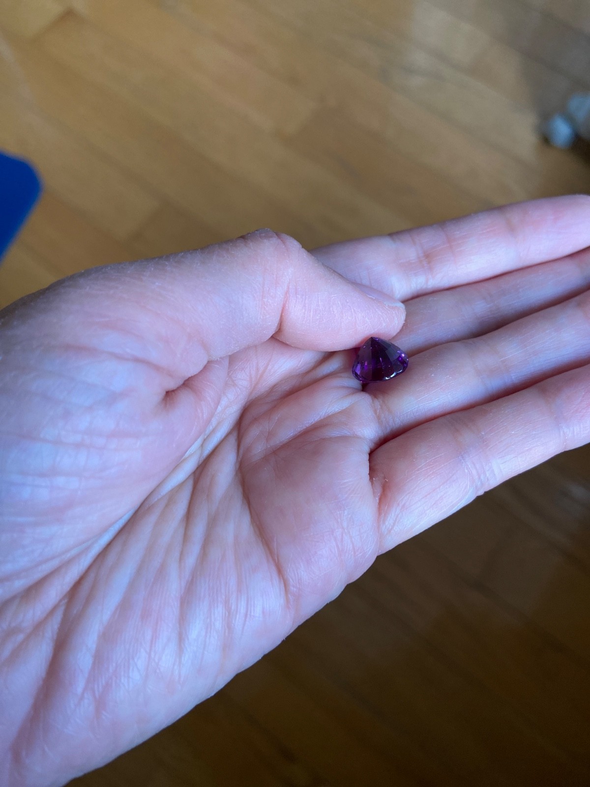10.2 MM Natural Violet Purple-Ish Amethyst Fancy Faceted Loose Gem