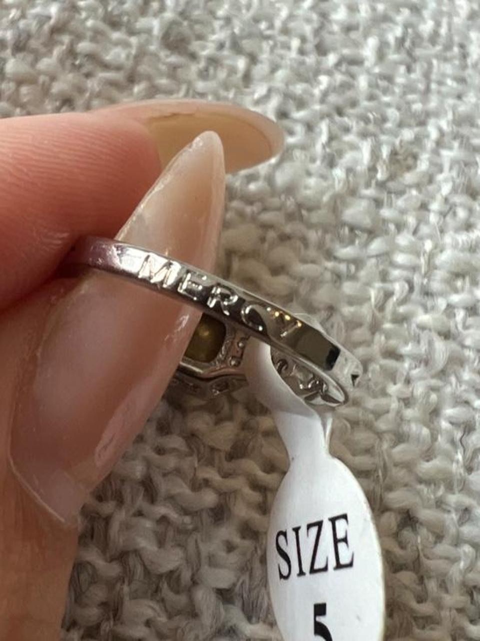 Women’s Silver Tone Cocktail Ring