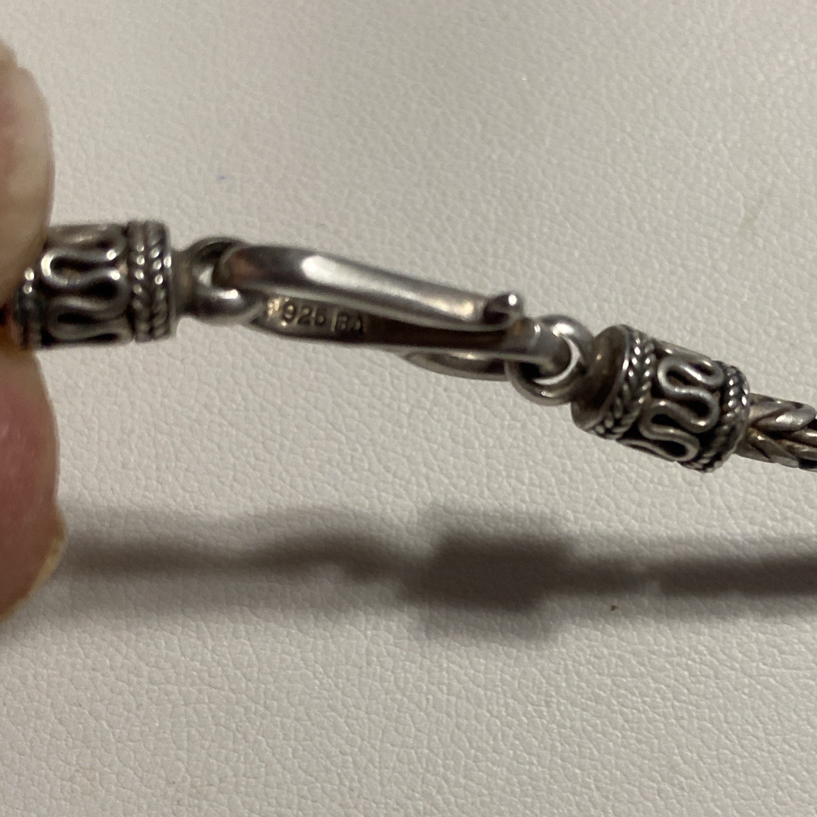 Sterling Silver 925 Byzantine 24″ Chain Necklace 35+ Grams Stunning