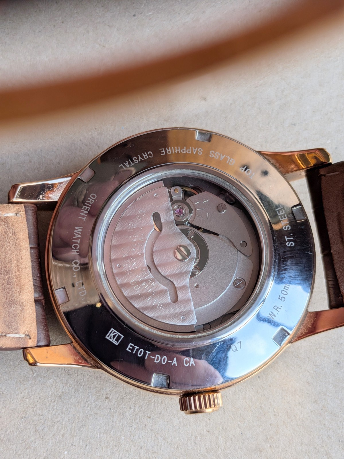 Orient Sun & Moon Automatic Men’s Watch – Rose Gold, Version 2