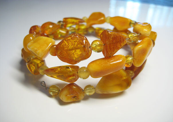 3 Linien Genuine Butterscotch Honey Baltic Amber Bracelet 21.5 grams !!!
