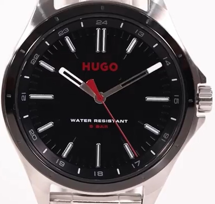 Hugo Boss Mens Watch 1530323 Black Dial Quartz 42mm with BOX and TAGS !!