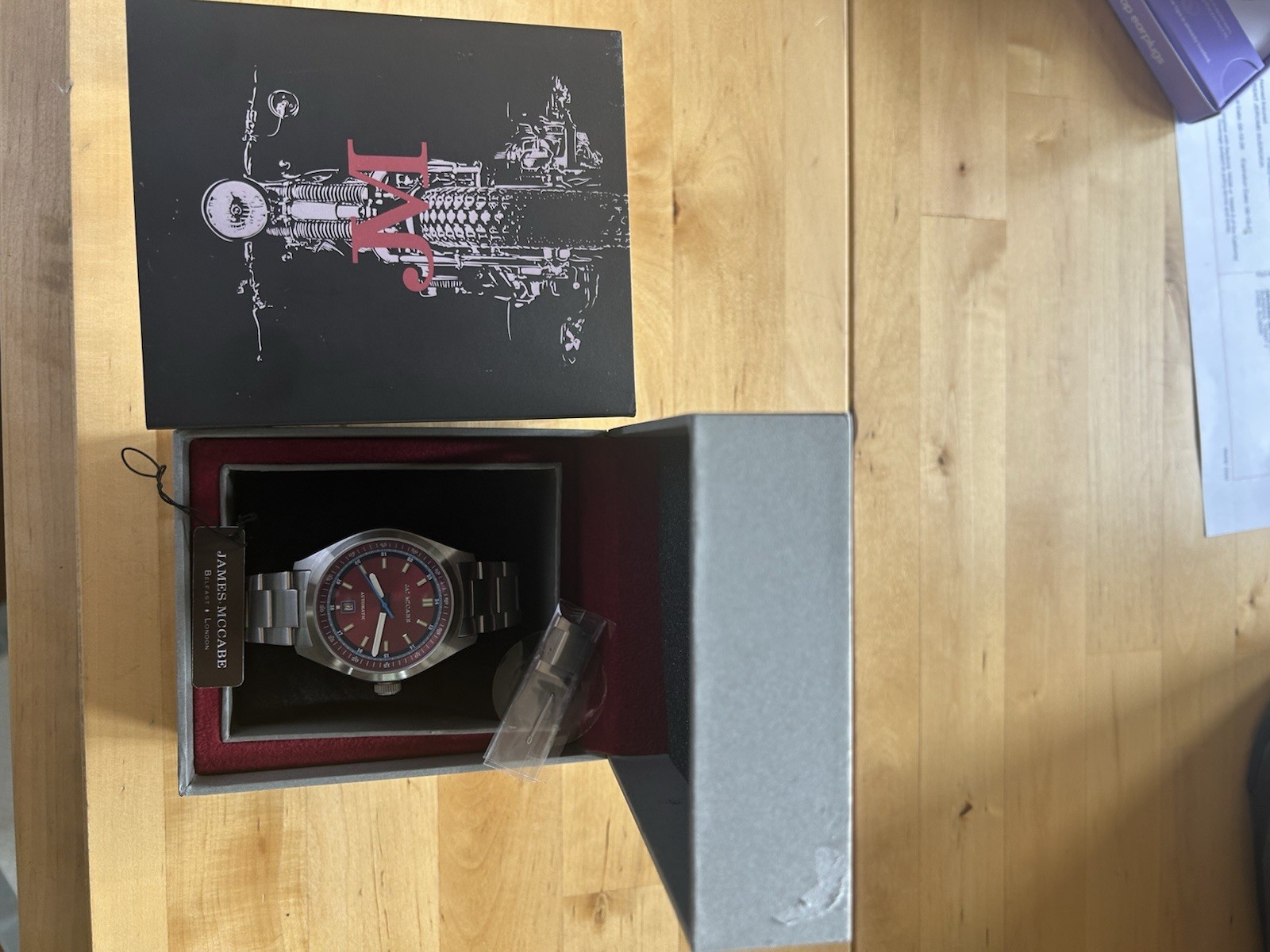 JAMES MCCABE SCRAMBLER, 40mm, Automatic, BNIB