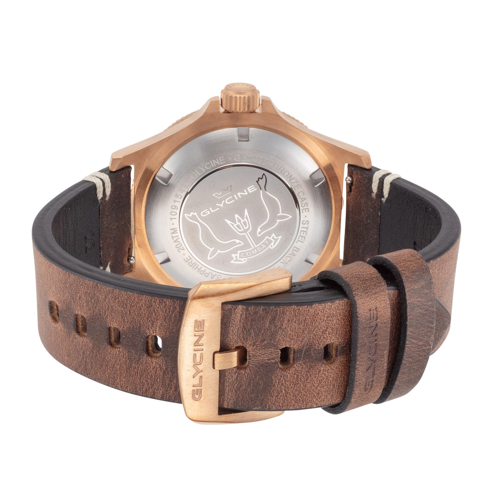 Glycine Men’s Combat Sub Bronze Vintage 42mm Automatic Watch GL0420