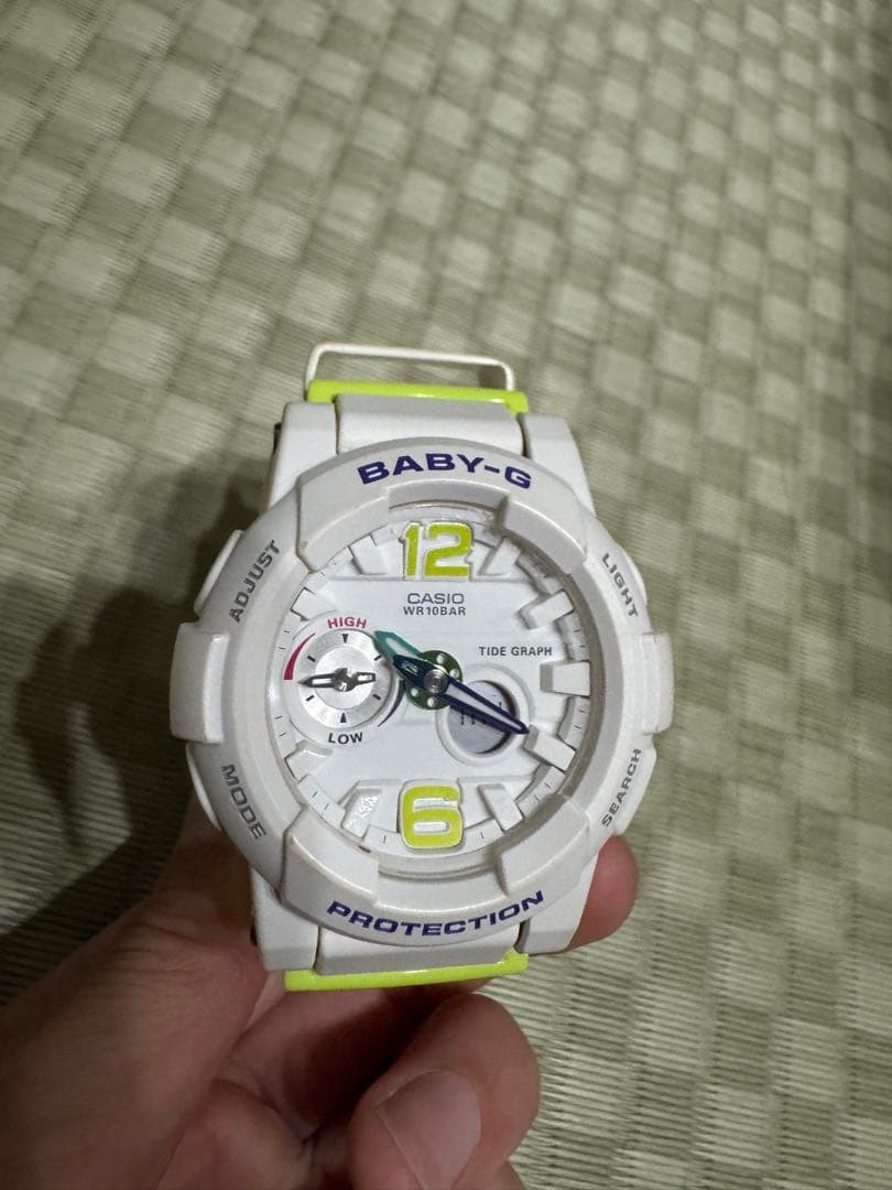 CASIO BABY-G White Lime Green