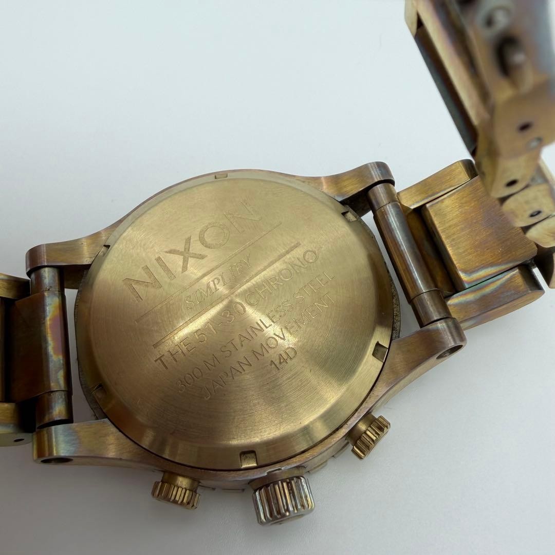 NIXON THE 51-30 CHRONO Nixon Chronograph Gold
